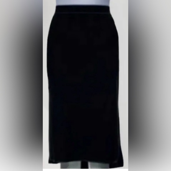 Lafayette 148 New York Midi Black Pencil Skirt New - Picture 2 of 5
